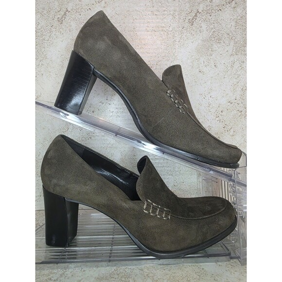 Franko Sarto Suede Pumps Women Sz 6.5M Business Career Going out Casual Loafers - Picture 5 of 9